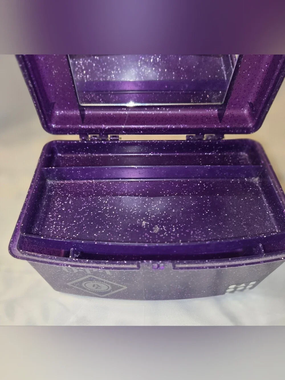 Purple Glitter OPI Caboodle Cosmetic Case